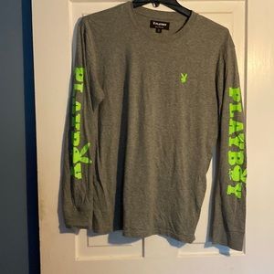 PacSun women’s Playboy long sleeve grey, medium